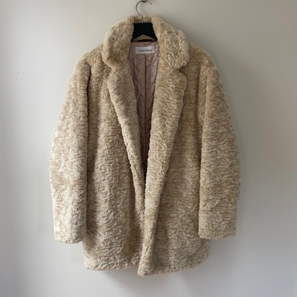 Oversized  faux fur coat